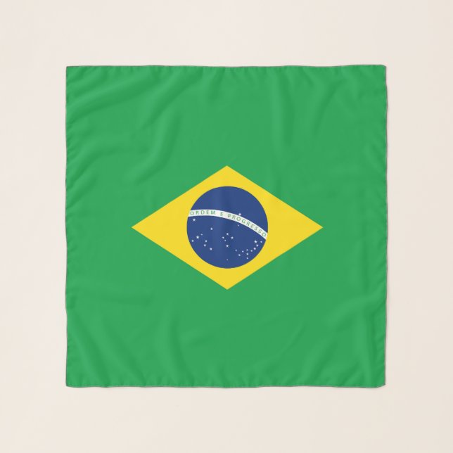 Brazil flag scarf (Front)