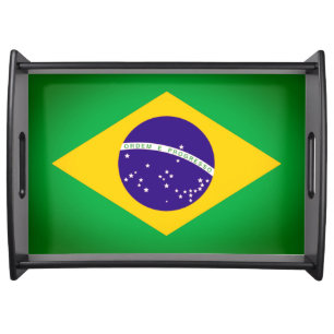 Brazil Flag Serving Tray