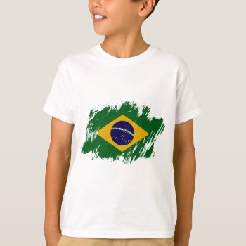 Brazil Flag Shirt by manewind at Zazzle