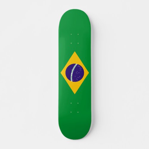 Brazil Flag Skateboard