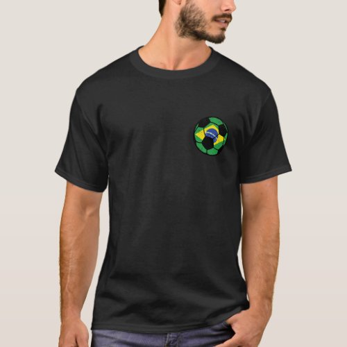 Brazil Flag Soccer Fans Football Lovers Ftbol T_Shirt