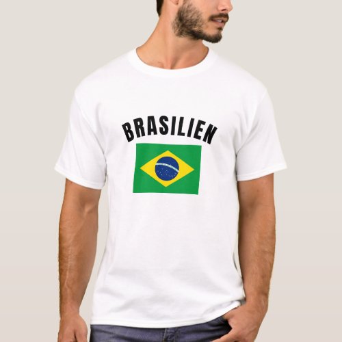 Brazil Flag Soccer Football Team T_shirt