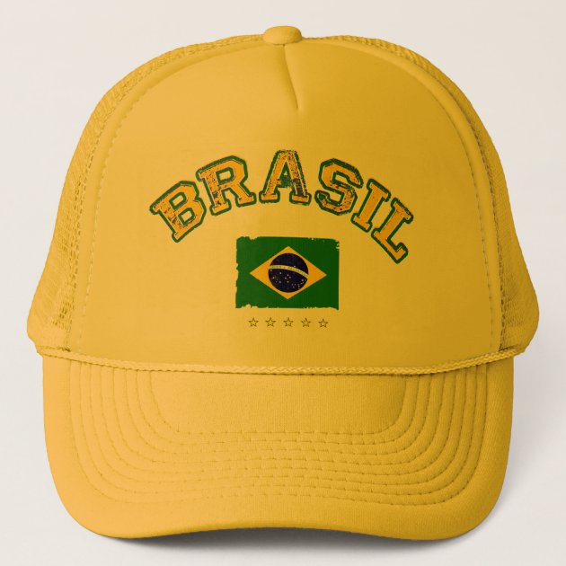 brazil soccer hat