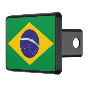 Brazil Flag Theme Hitch Cover