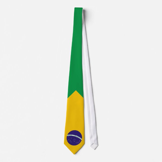 Brazil flag tie (Front)