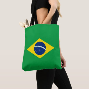 Brazil flag tote bag