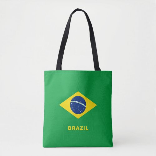 Brazil Flag Tote Bag