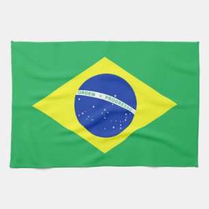 Brazil Flag Towel