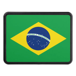 Brazil flag Trailer Hitch Cover