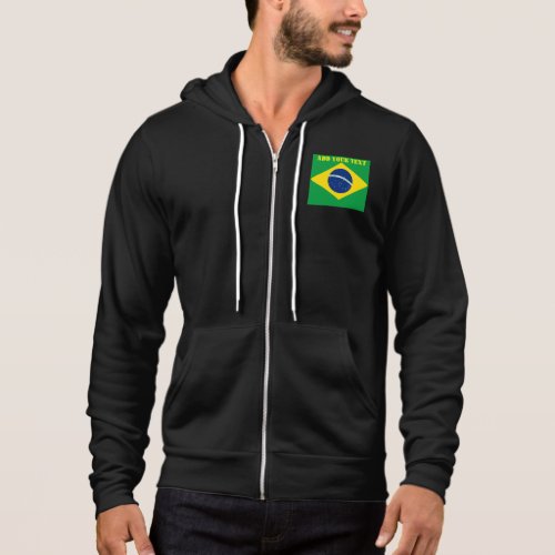 Brazil Flag World Cup 2022 Football Soccer Hoodie