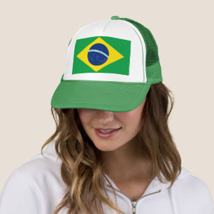 Brazil Flag World Cup 2022 Football Soccer Trucker Hat