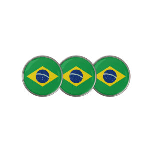 Brazil Flag World Cup 2026 Football Soccer Golf Ball Marker