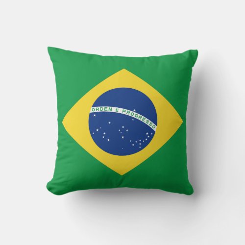 Brazil Flag x Flag Pillow