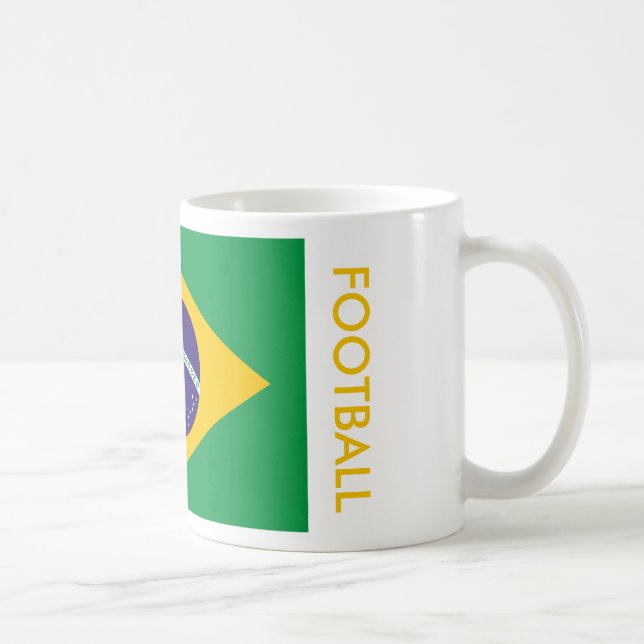 BRAZIL FOOTBALL COFFEE MUG (Right)