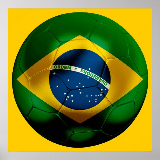 Brazil Football Poster (Front)
