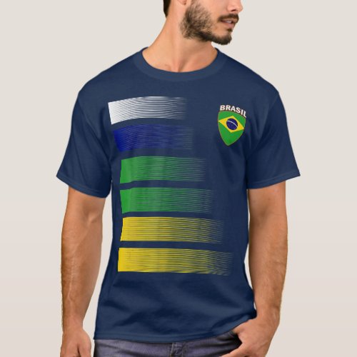 Brazil Football Shirt Brazilian Soccer Jersey Tee 