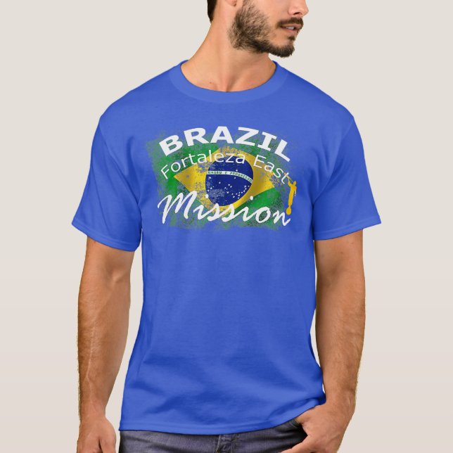 Brazil Fortaleza East Mormon LDS Mission Gift T-Shirt (Front)