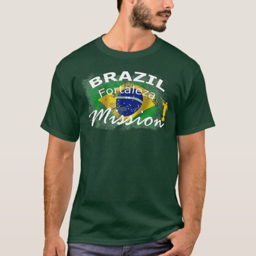 Brazil Fortaleza Mormon LDS Mission Missionary T_Shirt