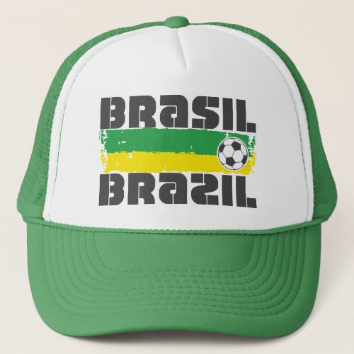 Brazil Futbol Trucker Hat