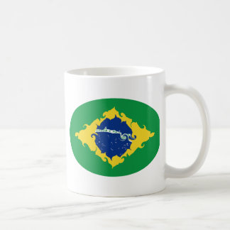 Brazil Gnarly Flag Mug