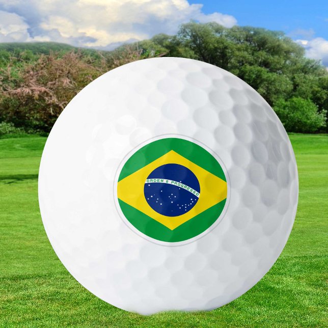 Brazil Golf Balls, Brazilian Flag Golfers /Patriot Golf Balls (Creator Uploaded)