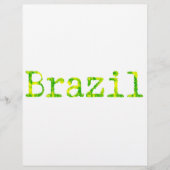 Brazil Green and Yellow Font (Front)