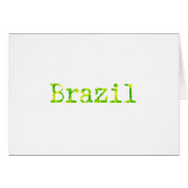 Brazil Green and Yellow Font (Front Horizontal)