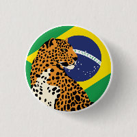 Brazil Jaguar Brazilian National Animal Flag