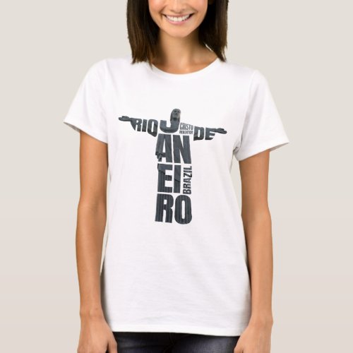 Brazil Jesus Christ Rio de Janeiro Cristo Souvenir T_Shirt