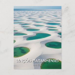 Brazil Lençóis Maranhenses Travel Postcard
