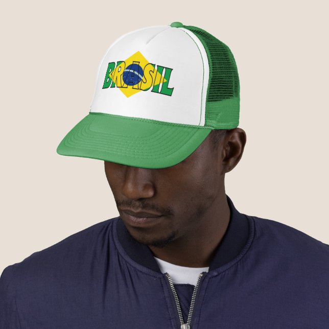 Brazil Logo – Foam Trucker Hat – World Cup 2026 Ed (In Situ)