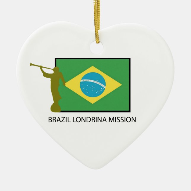 BRAZIL LONDRINA MISSION LDS CERAMIC ORNAMENT (Front)