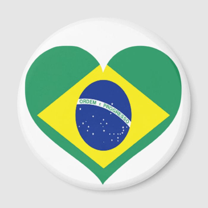 Brazil Love Fridge Magnet