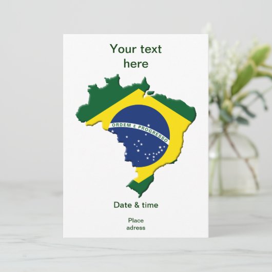 Brazil map (Standing Front)