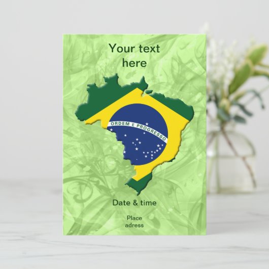 Brazil map (Standing Front)