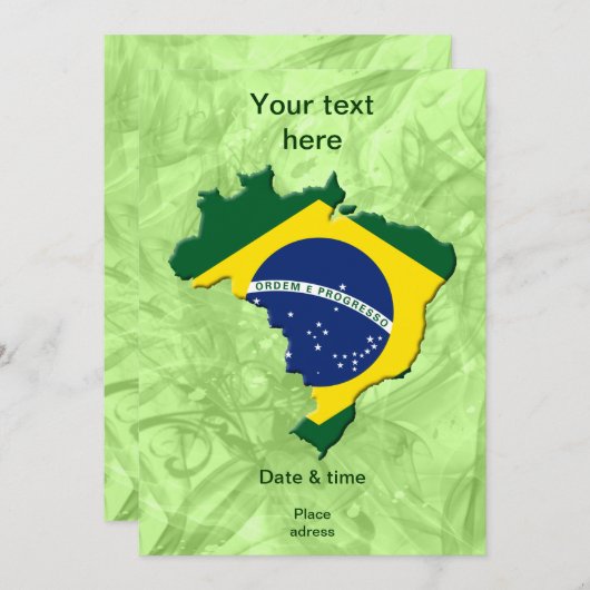 Brazil map (Front/Back)