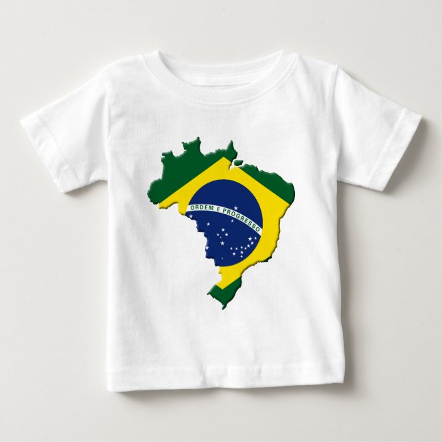 Brazil map baby T-Shirt (Front)