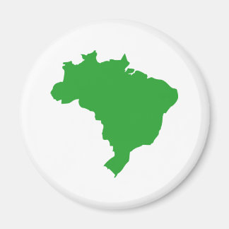 Brazil Map Magnet