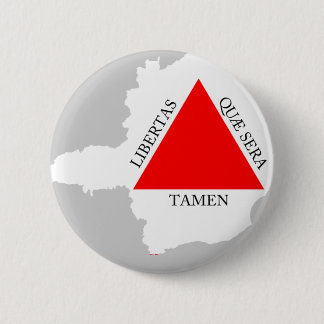 BRAZIL MINAS GERAIS flag map Pinback Button
