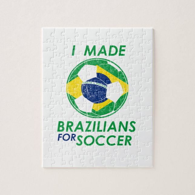 Brazil modernized flag design jigsaw puzzle (Vertical)