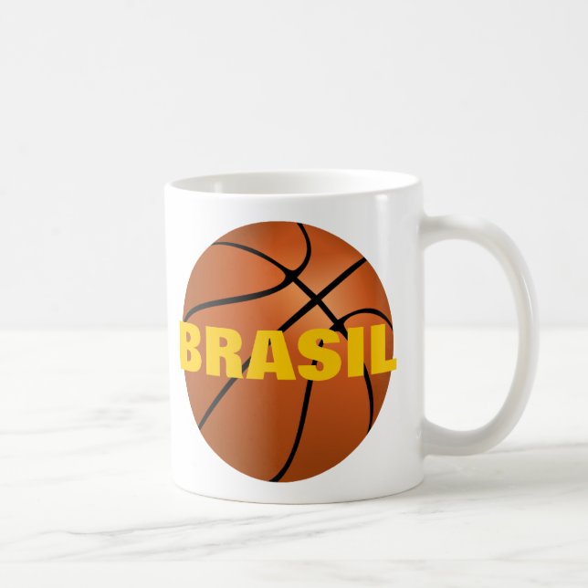 Brazil National Basketball Team Coffee Mug (Right)