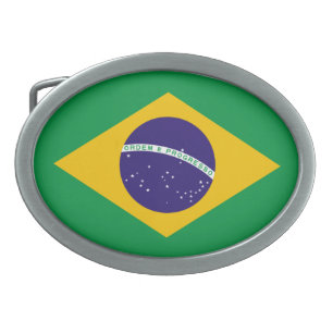 Brazil National Flag Belt Buckle