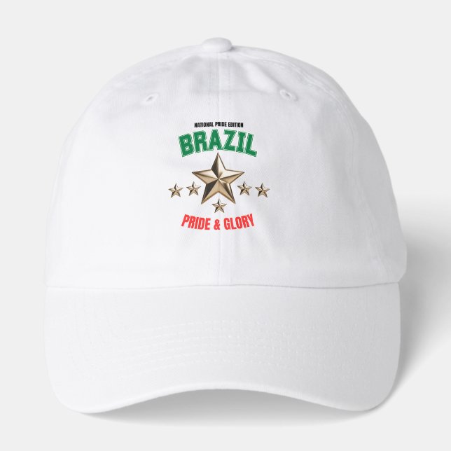 Brazil National Pride Edition Classic Dad Cap (Front)
