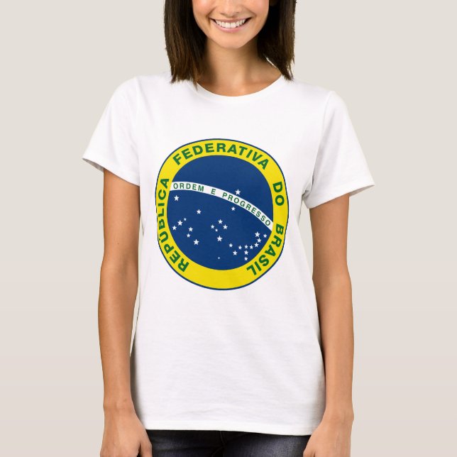 brazil national seal T-Shirt (Front)