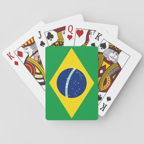 Brazil National World Flag Poker Cards