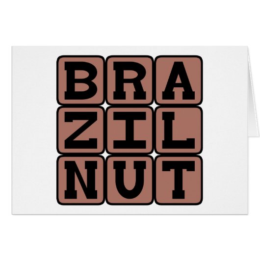 Brazil Nut, Legume (Front Horizontal)