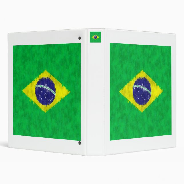 Brazil Oil Painting Drawing 3 Ring Binder (Background)