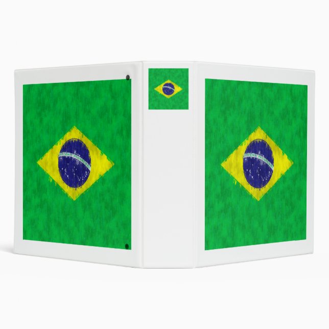 Brazil Oil Painting Drawing 3 Ring Binder (Background)