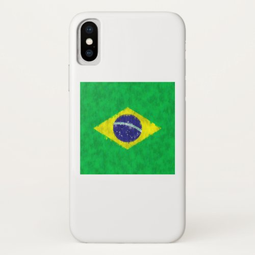 Brazil Oil Painting Drawing iPhone XS Case