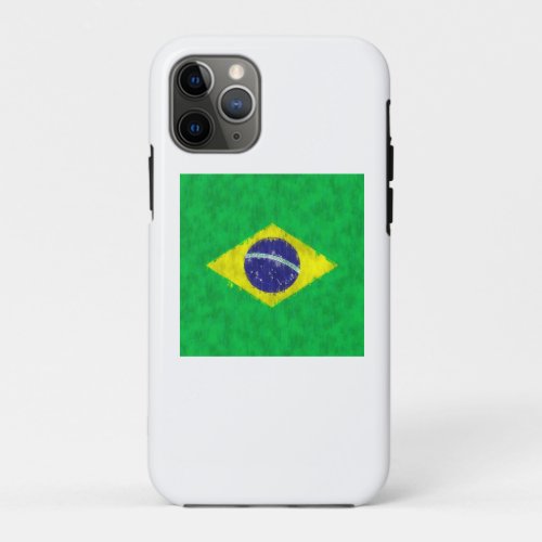 Brazil Oil Painting Drawing iPhone 11 Pro Case